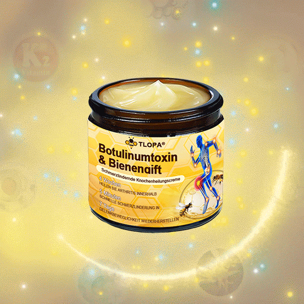 TLOPA® Schmerzlindernde Knochenheilungscreme mit Botulinumtoxin und Bienengift 👨⚕️👨⚕️Zugelassen von der Deutschen Gesellschaft für Orthopädische Chirurgie (DGOOC)