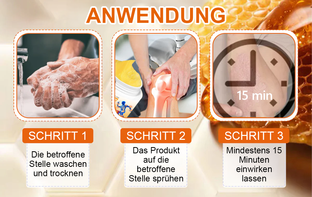 TLOPA® Schmerzlindernde Knochenheilungscreme mit Botulinumtoxin und Bienengift 👨⚕️👨⚕️Zugelassen von der Deutschen Gesellschaft für Orthopädische Chirurgie (DGOOC)