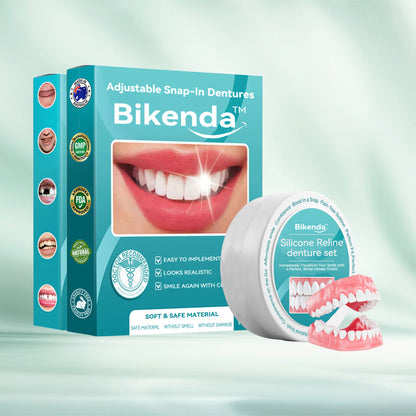 𝐁𝐢𝐤𝐞𝐧𝐝𝐚™ Silicone Reline Denture Set 🥪(⏰ Limited Time Discount Last 30 Minutes ⏰)