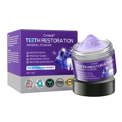 Cvreoz® (ADA recommended)Tooth Restoration Mineral Powder 🎀 (⏰𝐋𝐢𝐦𝐢𝐭𝐞𝐝 𝐭𝐢𝐦𝐞 𝐝𝐢𝐬𝐜𝐨𝐮𝐧𝐭 𝐋𝐚𝐬𝐭 𝟑𝟎 𝐦𝐢𝐧𝐮𝐭𝐞𝐬⏰)😁