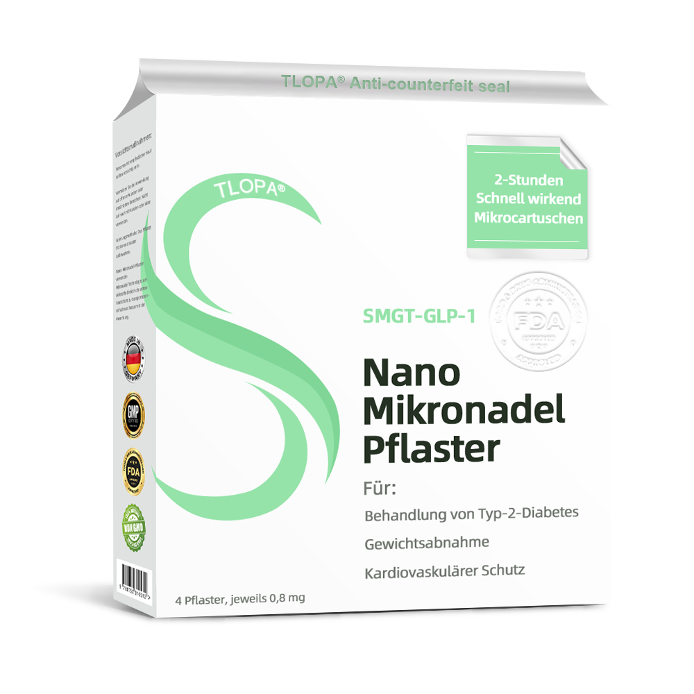TLOPA®SMGT-GLP-1 Nano-Mikronadel-Pflaster（👨‍⚕️Schmerzfrei, lang anhaltend, gegen Diabetes, Fettleibigkeit und Herz-Kreislauf-Erkrankungen）