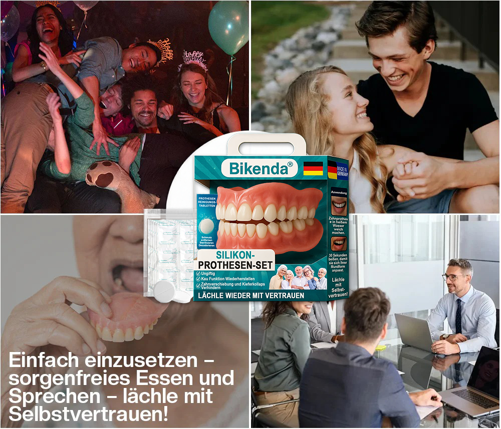 ✅ Hergestellt & Versand aus Deutschland | Bikenda® Vollprothese mit Saugpassform 🍀