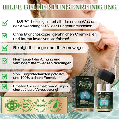 TLOPA® 𝐋𝐮𝐧𝐠𝐞𝐧𝐬𝐭ä𝐫𝐤𝐞𝐧𝐝𝐞 𝐮𝐧𝐝 -𝐩𝐟𝐥𝐞𝐠𝐞𝐧𝐝𝐞 𝐈𝐧𝐡𝐚𝐥𝐚𝐭𝐢𝐨𝐧𝐬𝐠𝐞𝐫ä𝐭𝐞(𝐄𝐦𝐩𝐟𝐨𝐡𝐥𝐞𝐧 𝐯𝐨𝐧 𝐋𝐮𝐧𝐠𝐞𝐧𝐬𝐩𝐞𝐳𝐢𝐚𝐥𝐢𝐬𝐭𝐞𝐧🍀)