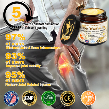 ArthroEase Bee Venom Arthritis Therapy Cream(Specially for older adults & AAOS recommends)