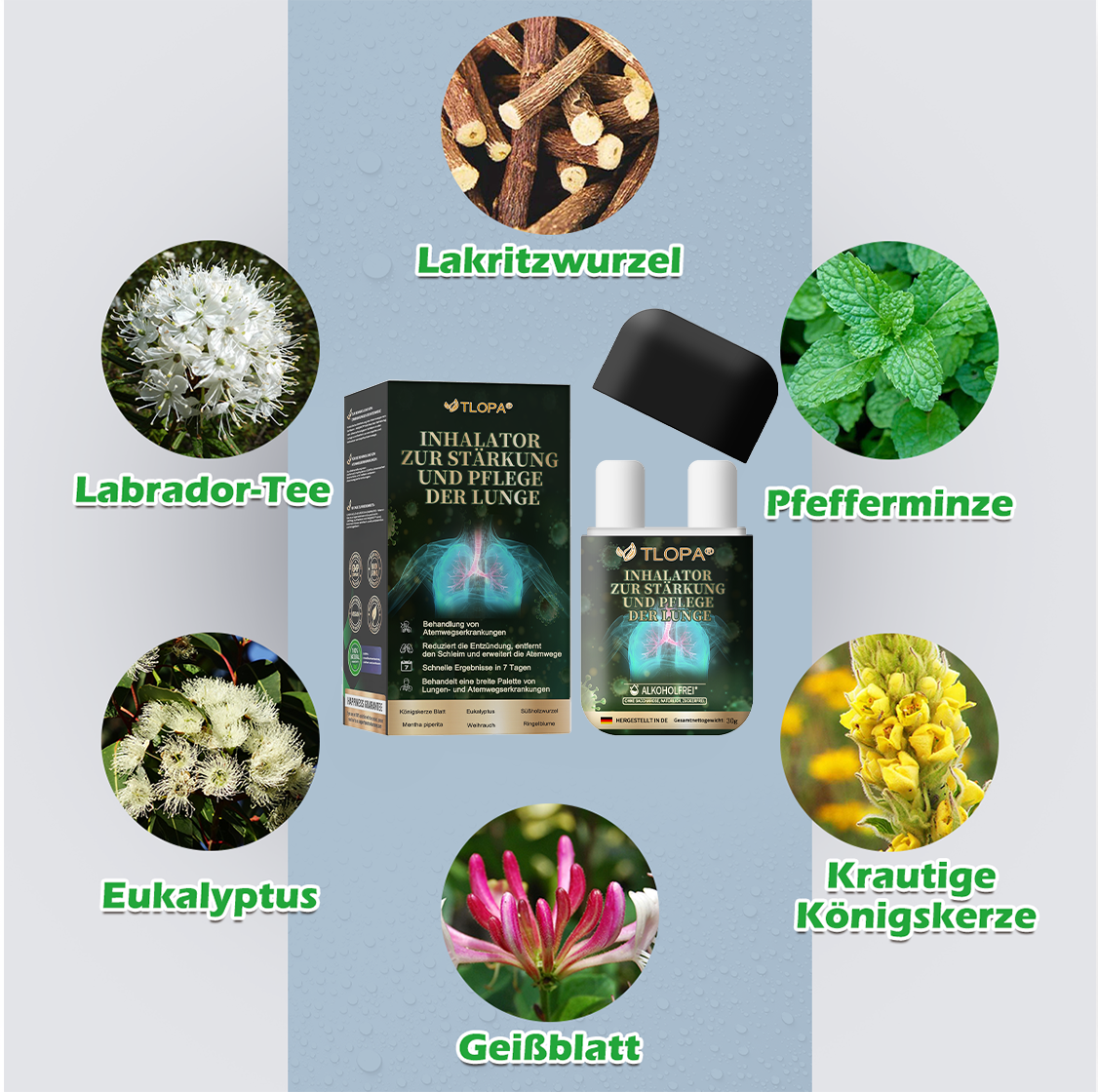 TLOPA® 𝐋𝐮𝐧𝐠𝐞𝐧𝐬𝐭ä𝐫𝐤𝐞𝐧𝐝𝐞 𝐮𝐧𝐝 -𝐩𝐟𝐥𝐞𝐠𝐞𝐧𝐝𝐞 𝐈𝐧𝐡𝐚𝐥𝐚𝐭𝐢𝐨𝐧𝐬𝐠𝐞𝐫ä𝐭𝐞(𝐄𝐦𝐩𝐟𝐨𝐡𝐥𝐞𝐧 𝐯𝐨𝐧 𝐋𝐮𝐧𝐠𝐞𝐧𝐬𝐩𝐞𝐳𝐢𝐚𝐥𝐢𝐬𝐭𝐞𝐧🍀)